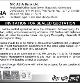 Invitation for Sealed Bids