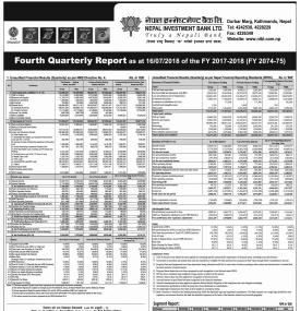 Forth Quarterly Report 