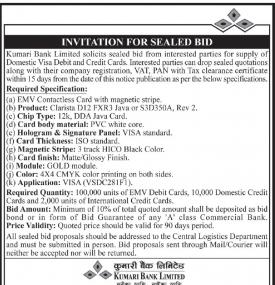 Invitation for Sealed Bid
