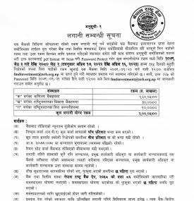 केन्द्रीय बैंकले मुद्दति निक्षेपमा २ अर्ब रुपैयाँ लगानी गर्ने बारे सूचना