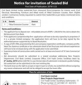 Tender Notice