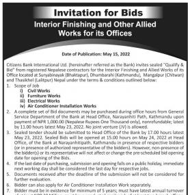 Invitation for Bids