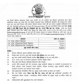 राष्ट्र बैंकले मुद्दति निक्षेपमा २२ करोड रुपैयाँ लगानी गर्ने बारे सूचना