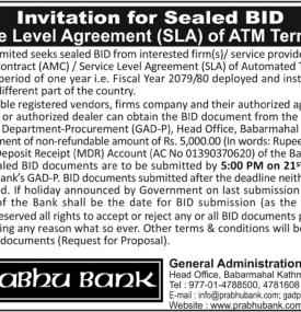 Invitation For Bids