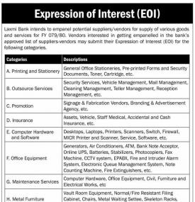 Expression of Interest 