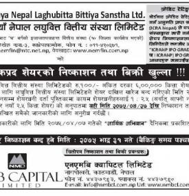 हकप्रद शेयर निष्कासन तथा विक्रि खुल्ला !!!