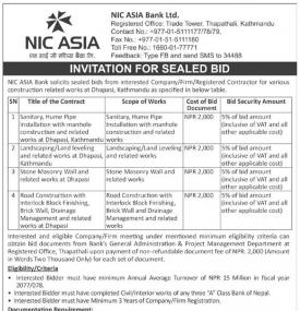 Invitation for Sealed Bid
