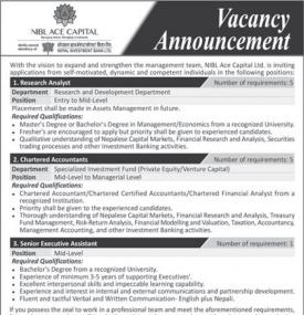 Vacancy Announcement 