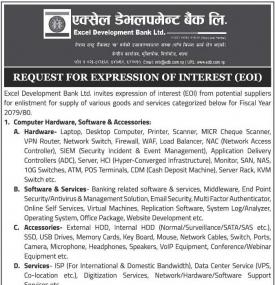 Request for Expression of Interest (EOI)