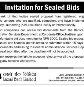 Invitation for Sealed Bids
