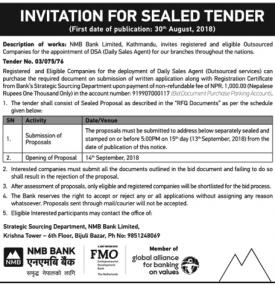 Invitation for Sealed Tender
