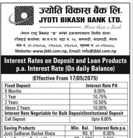 Interest Rates Notice