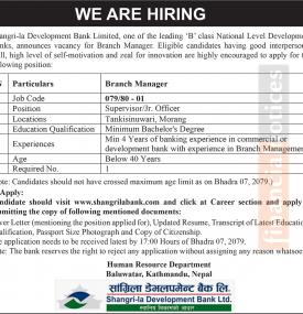 BANKING CAREER OPPORTUNITY