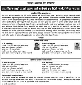 Loan Payment Notice