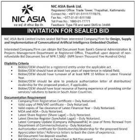 Invitation for Sealed Bid