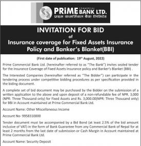 Invitation for Bids