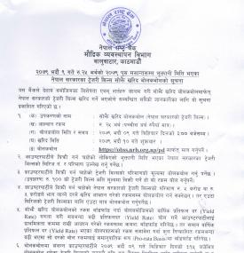 २५ अर्बको ट्रेजरी विल्स खरिद गर्दै राष्ट्र बैंक