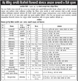 गैह्र बैंकिङ्ग सम्पत्ति बिक्रीको शिलबन्दी बोलपत्र आव्हान