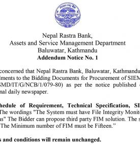 Addendum Notice 