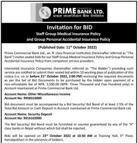 Invitation for Bids