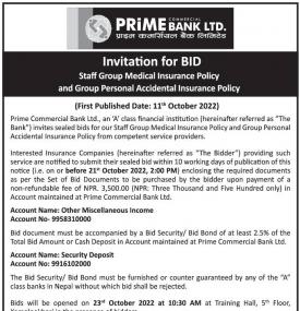 Invitation for Bid