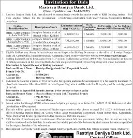 Invitation for Bids