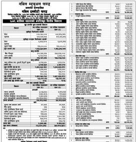Nabil Investment Banking has published Nabil Equity Fund NAV up to Ashoj 2079