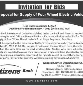 Invitation for Bids