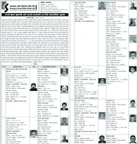 कर्जा चुक्ता भुक्तानी गर्न आउने सम्बन्धी ३५ दिने सार्वजनिक सूचना
