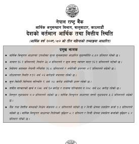आर्थिक वर्ष २०७९/८० को तीन महिनाको तथ्याङ्कमा आधारीत  देशको वर्तमान आर्थिक तथा वित्तीय स्थिति