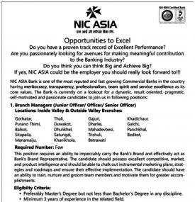 Banking Career Opportunity