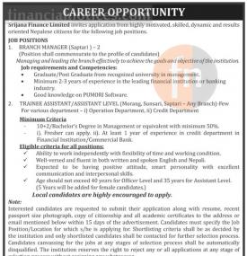 Career Opportunity