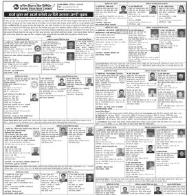 गरिमा विकास बैंकको कर्जा चुक्ता गर्न आउने बारेको सूचना