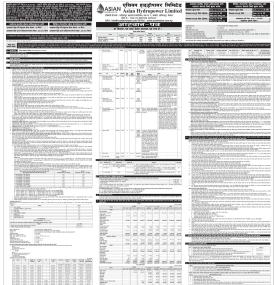 Asian Hydropower has published an offer letter to issue 3,40,000 units IPO shares.