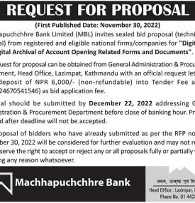 Request for Proposal