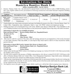 Invitation for Bids
