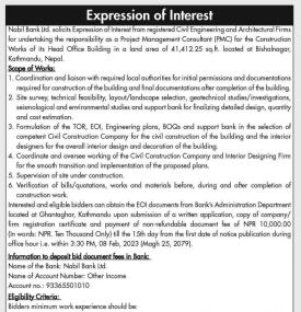 Expression of Interest