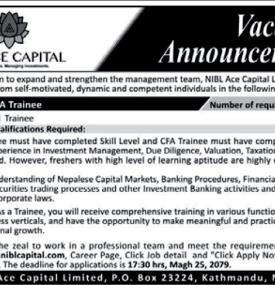 JOB VACANCY