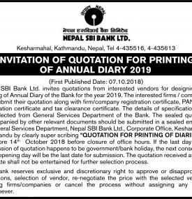 Invitation of Quotation 