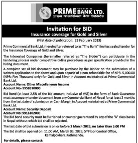 Invitation for Bids