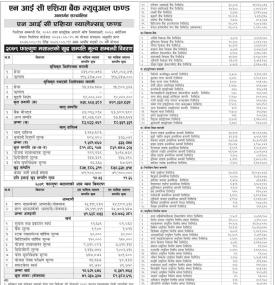 NIC Asia Capital has published (NIC Asia Balanced Fund) Net Assets Value till Falgun, 2079