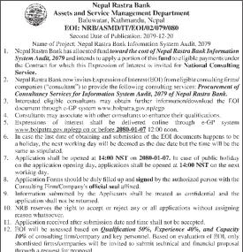 Expression of Interest (EOI)