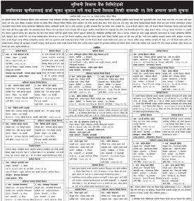 लुम्बिनी विकास बैंकको कर्जा भुक्तान तथा धितोमा रहेको सम्पत्ती लिलाम बिक्री सम्बन्धी १५ दिने सूचना