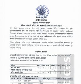 सहायक (सहायक द्वितीय) पदको लिखित परीक्षाको नतिजा तथा अन्तर्वार्ता कार्यक्रमसम्बन्धी सूचना 
