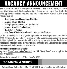 Job Vacancy -