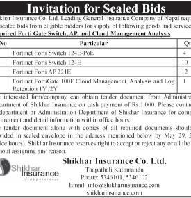 Invitation for Sealed Bids