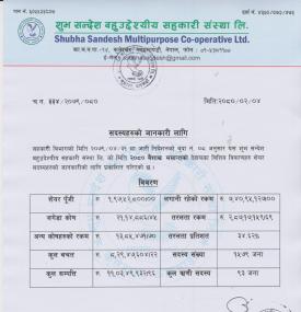 Monthly Financial Information For Member