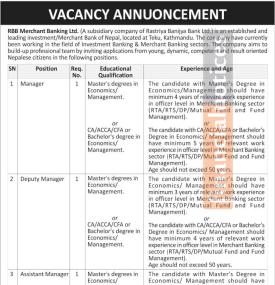 Career Opportunity !