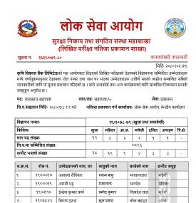 कृषि विकास बैंकको लिखित परीक्षाको नतिजा प्रकाशन गरिएको सम्बन्धी सूचना  