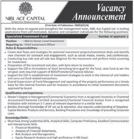 Vacancy Announcement